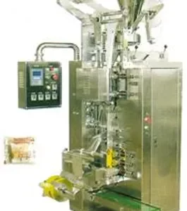 ntermittent motion bag forming, complete with PLC control, color touch screen, volumetric filler, adjustable cups, product hopper, counting system, printed film registration control, tea bag with string & tag, over wrap pouch with laminations film, thermo hot leaf printer.